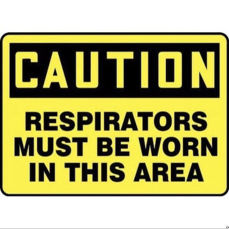 Accuform OSHA CAUTION SAFETY SIGN EAR AND EYE MPPE443XP